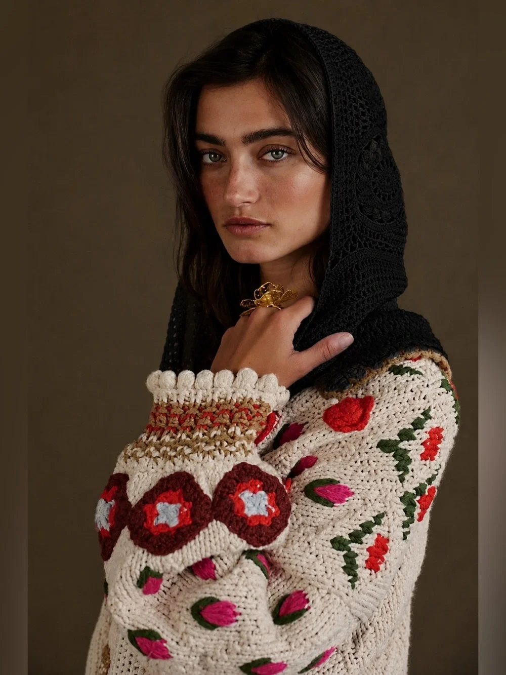 Free people Eira crochet balabonnet